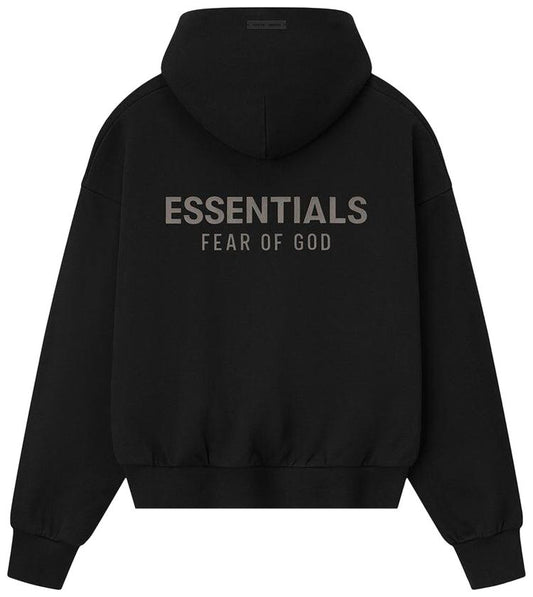 Fear of God Essentials Classic Fleece Hoodie 'Jet Black'